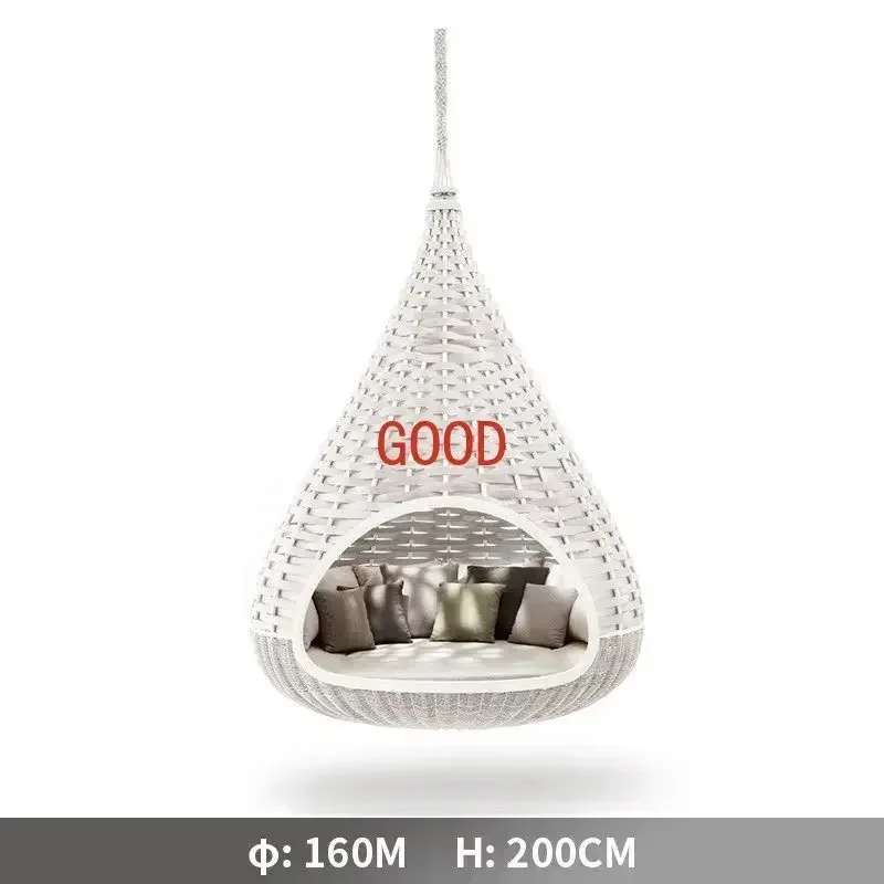 

Bedroom Nordic Creative Outdoor Rattan Shaker Adult Rattan Aviary Hammock