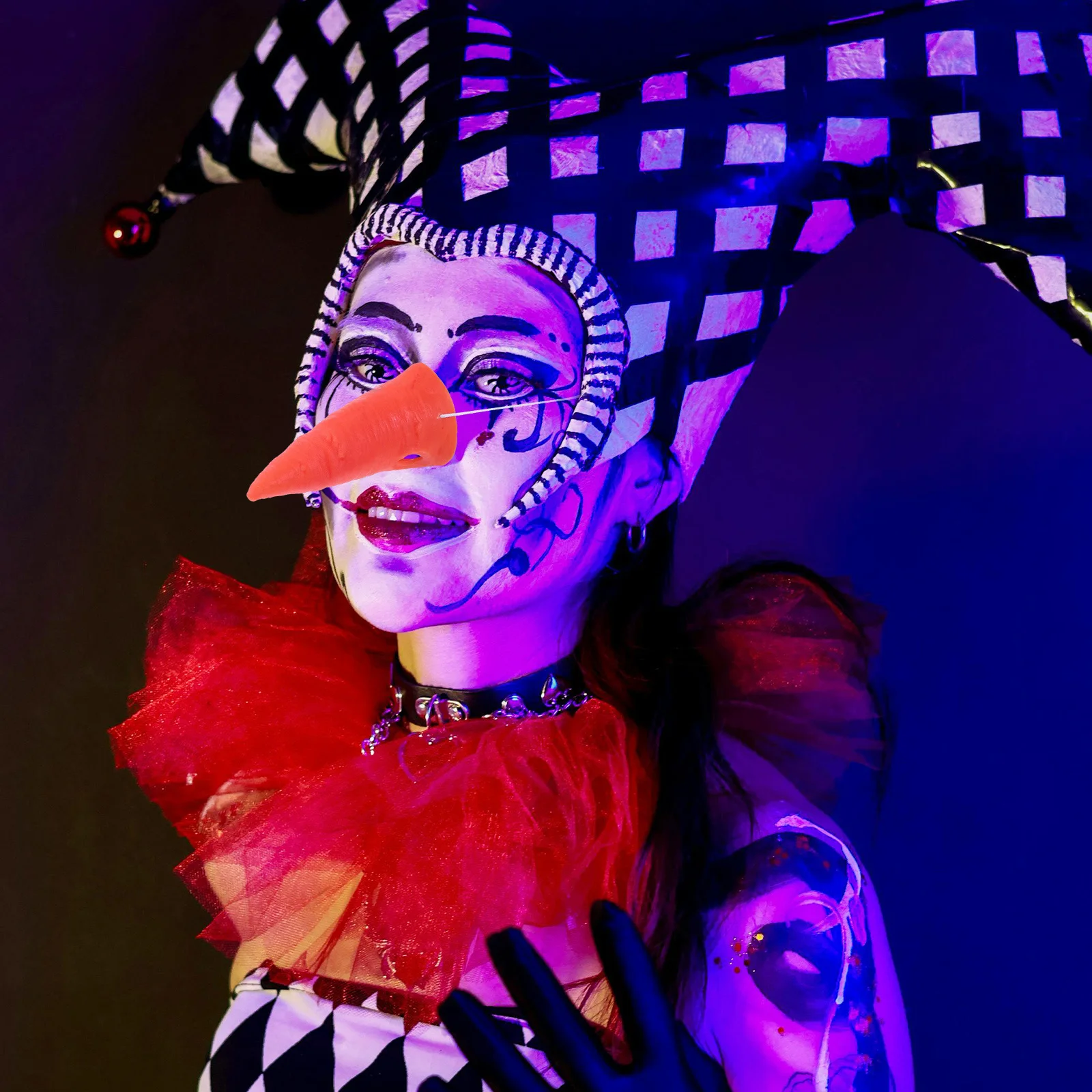 Wortel Neus Prop Clown Party Kostuum Accessoire Sneeuwpop Decoratie Carnaval Winter Festival Gag Gift Nieuwigheid Dress Up Fake