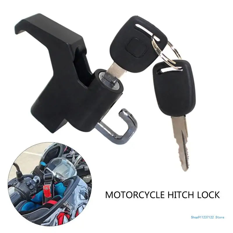 Motorcycle Helmet Lock Anti-Theft Tamper-Proof Helmet Security Lock for Motorbike Scooter Street Bike 6mm Threaded Holes