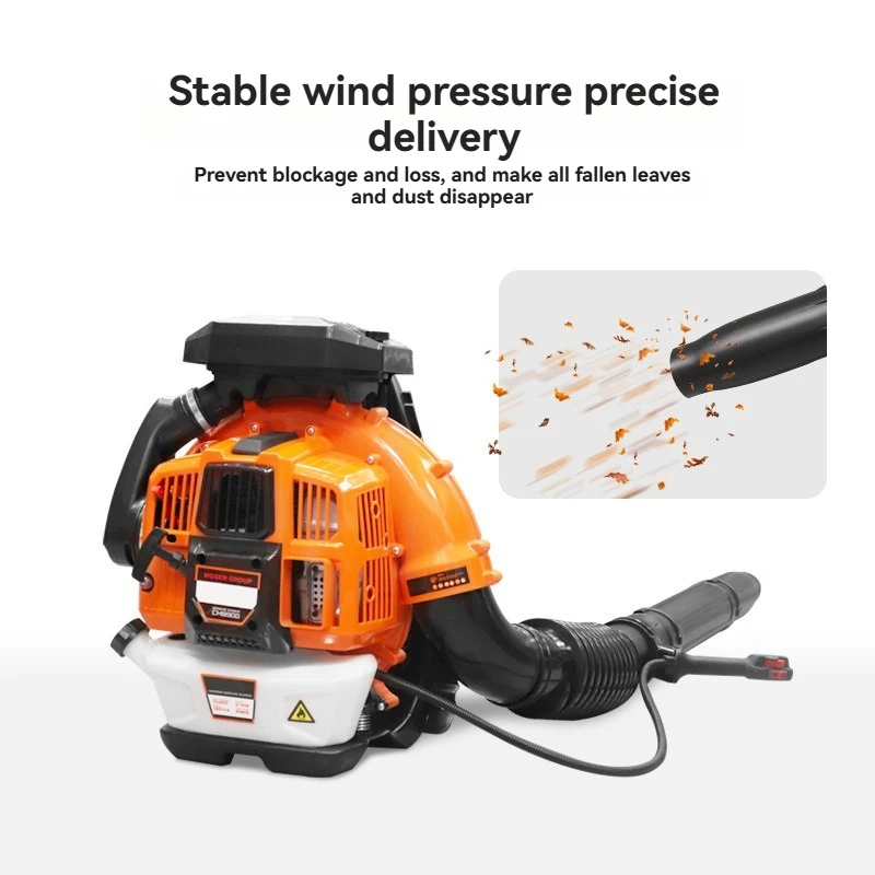 Backpack wind turbine four stroke snow blower multifunctional high-power hair dryer
