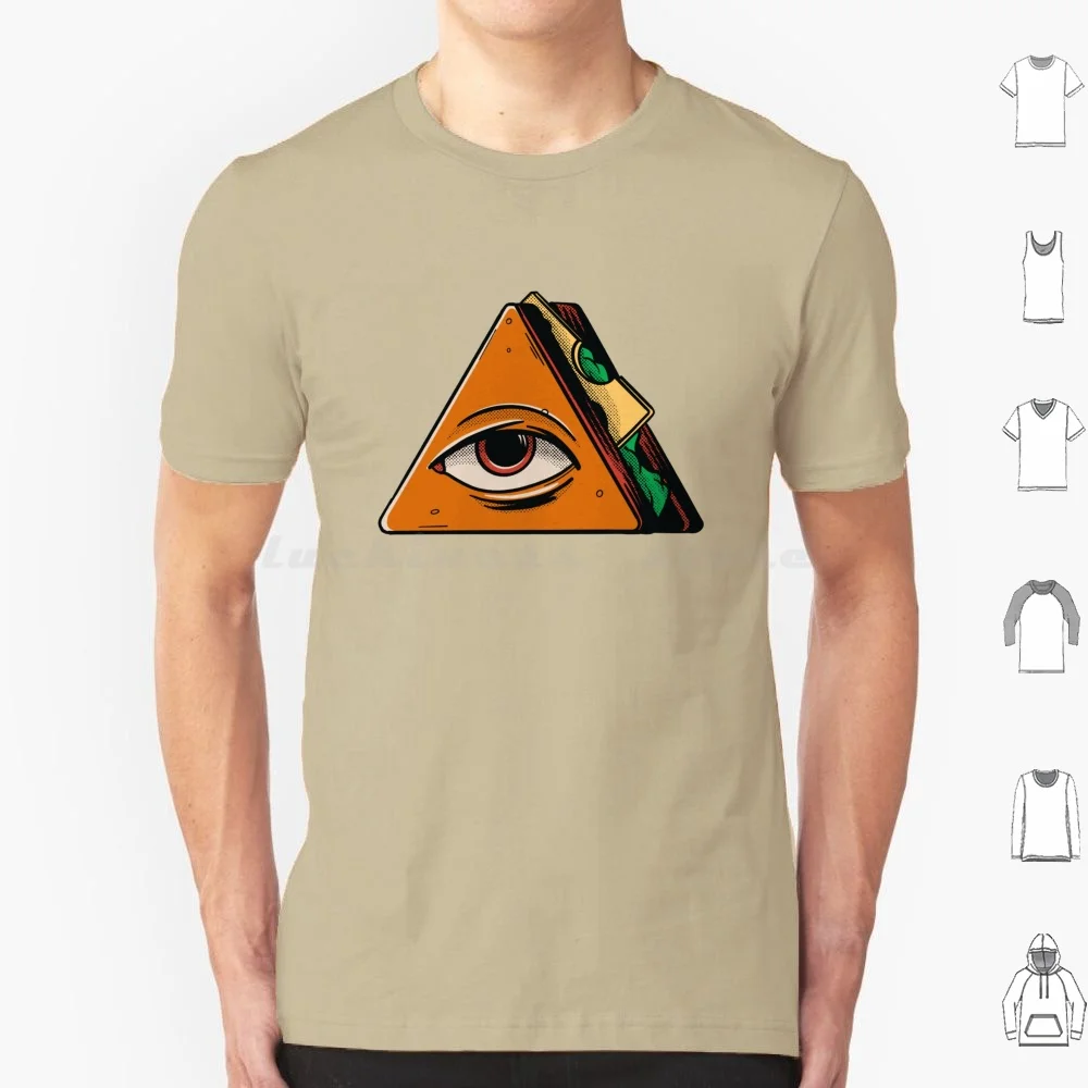 Illuminati All-Seeing Sandwich T Shirt Men Women Kids 6xl Capitalism Clever Eye Free Good Government President Politics