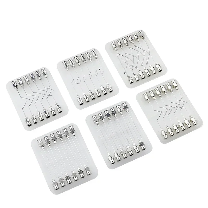 12pcs oftálmico lacrimal viscoelástico cânula de injeção de ar instrumento oftálmico
