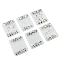 12pcs Ophthalmic Lacrimal Viscoelastic Air Injection Cannula Ophthalmic Instrument