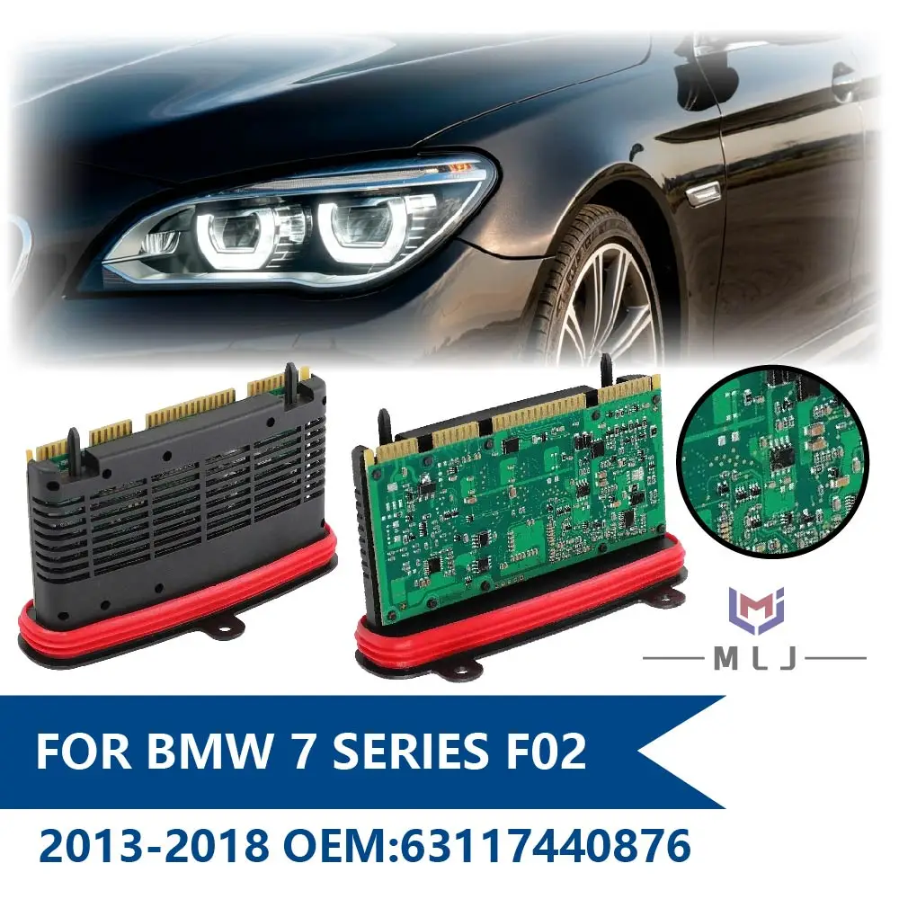 

63117440876 For 2013-2018 BMW 7 Series F02 Full LED 7440876 Headlight Controller Module DRL Driver Module Unit Car Accessories