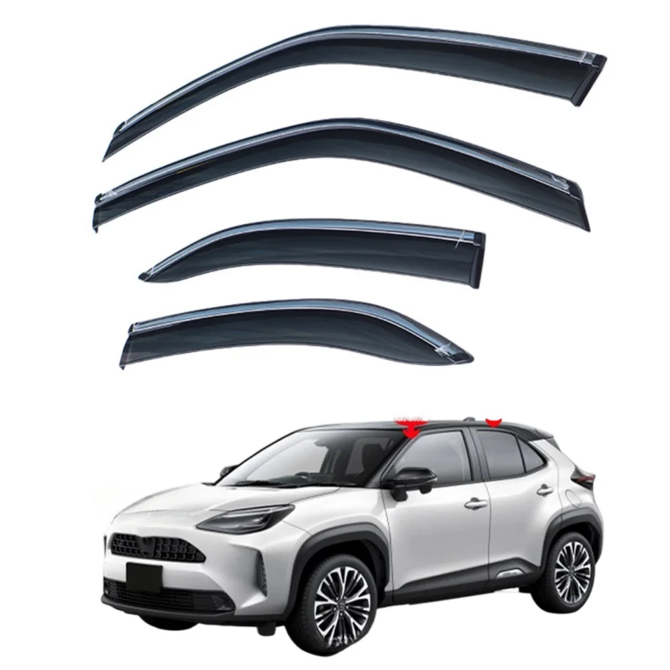Side Window Visor For Toyota Yaris Cross XP210 2020 2021 2022 2023