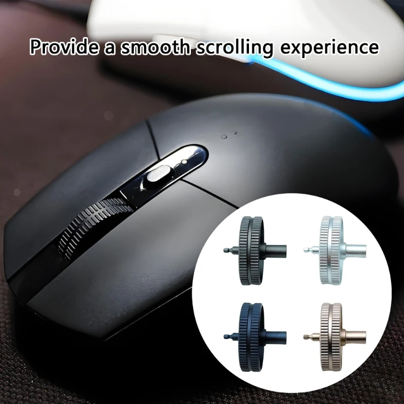 J1HC Enhances Metal Mouse Scroll Wheel for G102 G304 G305 Gaming Mouse Wheel Providing Smooth Scrolling Experiences