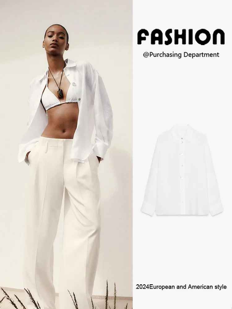 

Casual Long Sve Collar irt Women's Faion New Arrival Patchwork Button Decorated Loose Fit Knitted Sweater 2025 Au...