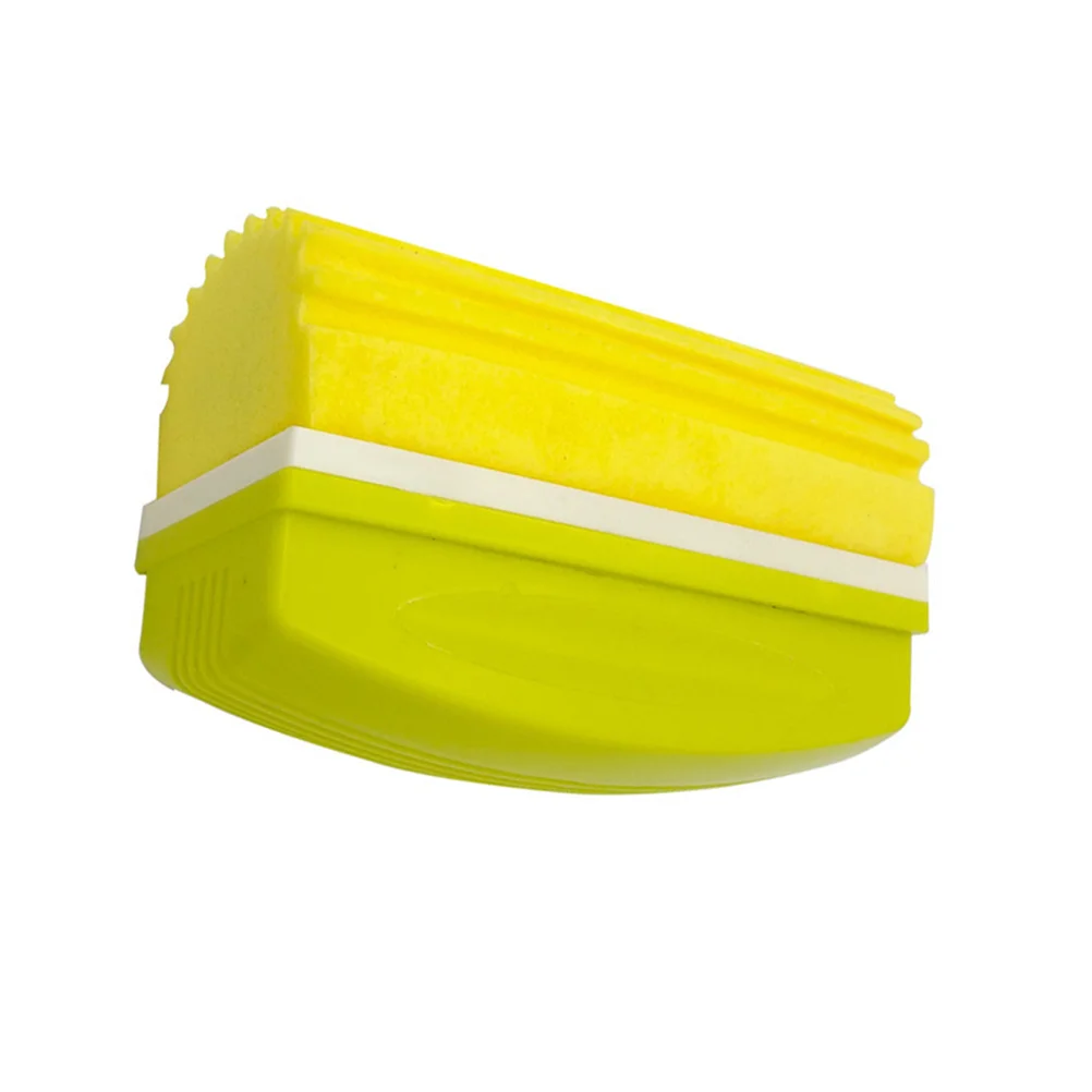 منظف ممحاة السبورة البيضاء الفاخر، صغير الحجم، سهل الحمل، للاستخدام اليومي، قبضة مريحة، أداة تنظيف المكتب باللون الأصفر #6
