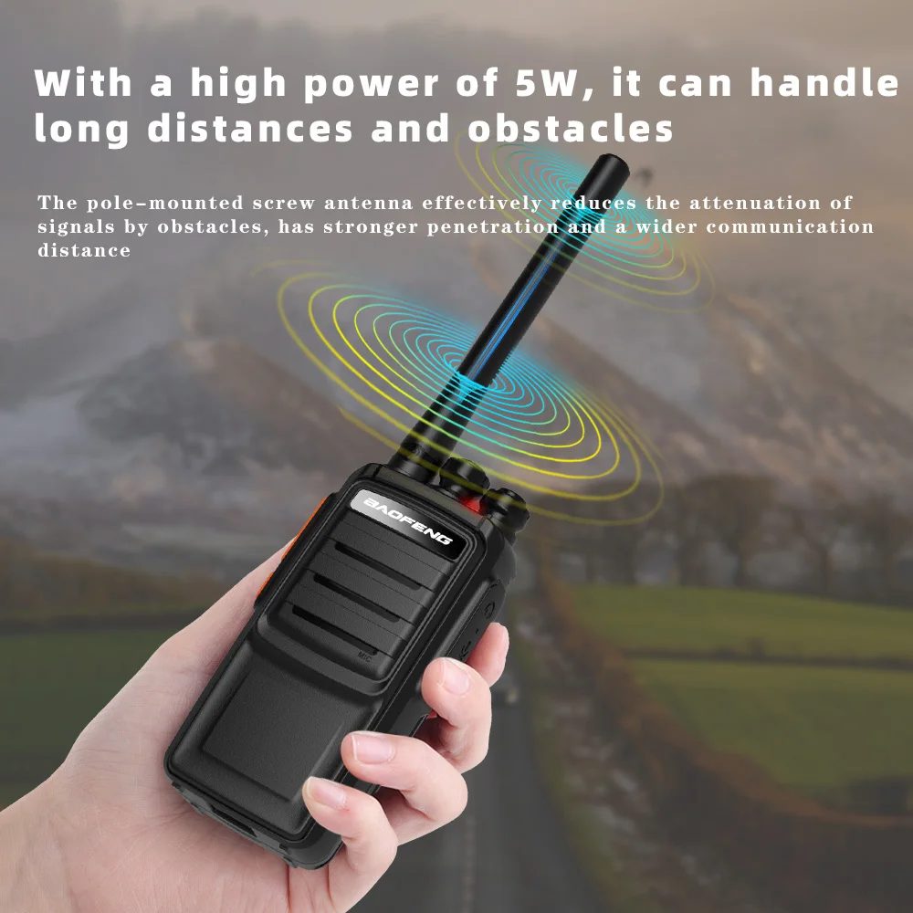 Baofeng – walkie-talkie BF-777H BF777hUHF 5W 400-470MHz, Radio bidirectionnelle USB, Radio amateur, émetteur-récepteur Hf, talkie-walkie portable, 2 pièces