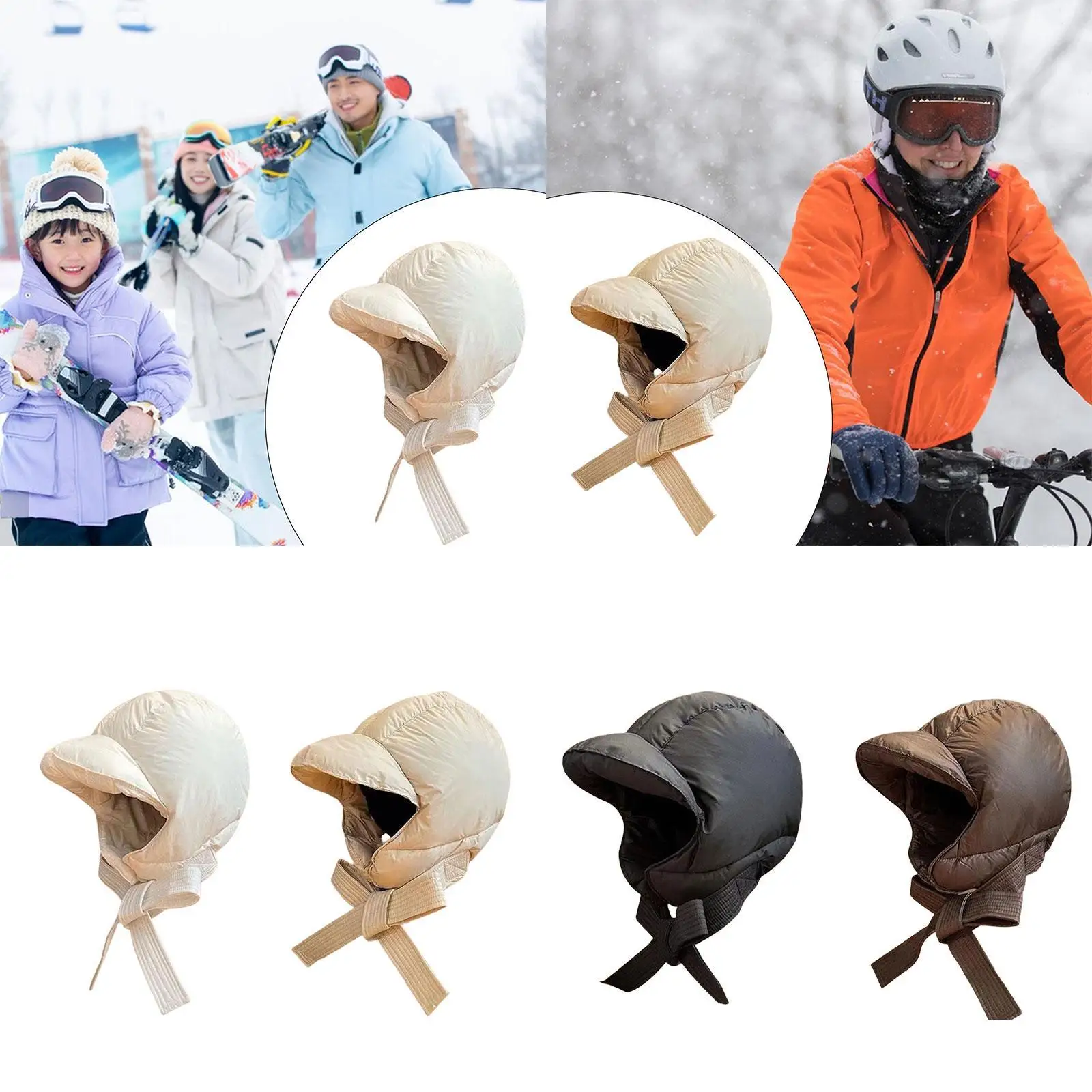 Ski Mask Men Women Versatile Cold Weather Face Cover Hat Windproof Balaclava Hat for Hiking Fishing Camping Motorbike Climbing