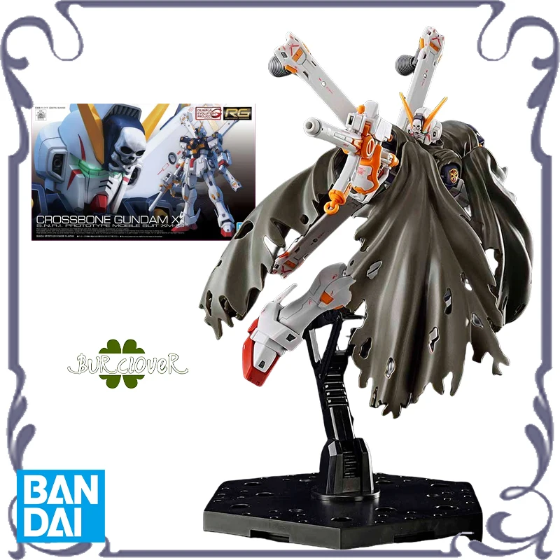 

BANDAI оригинальный GUNDAM RG 1/144 CROSSBONE GUNDAM XI аниме фигурка в сборе модель игрушки Коллекционная модель подарки украшения
