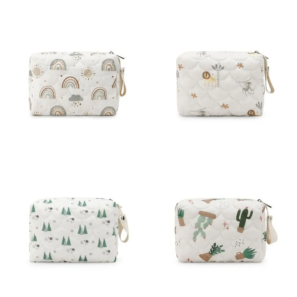 Bolsas bonitas para cochecito, bolsa organizadora para mamá, bolsas de viaje, bolsas de almacenamiento de pañales, bolsa de pañales para bebé, bolsa para cochecito de Cactus arcoíris para niños