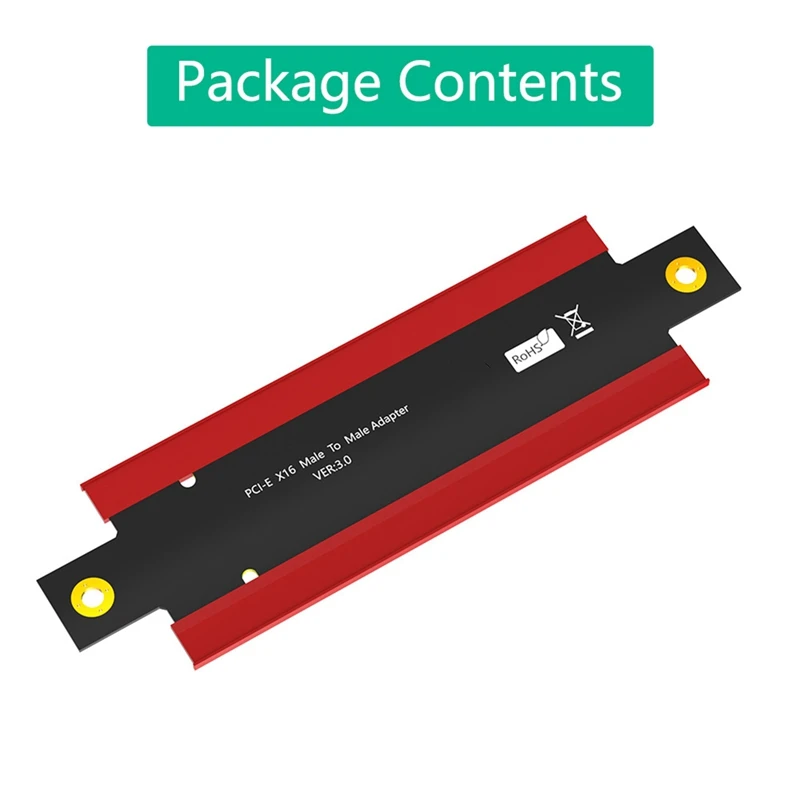 PCI Express 3.0 16x Stecker zu Stecker Adapter Stecker Riser Konverter PCI-E X16 zu PCE-E X16 verlängern Leiterplatte Design einfach zu bedienen