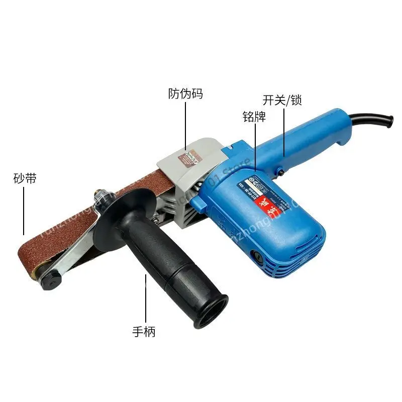 9*533mm 30*533mmBelt Sander 220-240V Variable Speed  Belt Sander 550w High Power Woodworking Belt Sander Sandpaper Grinder