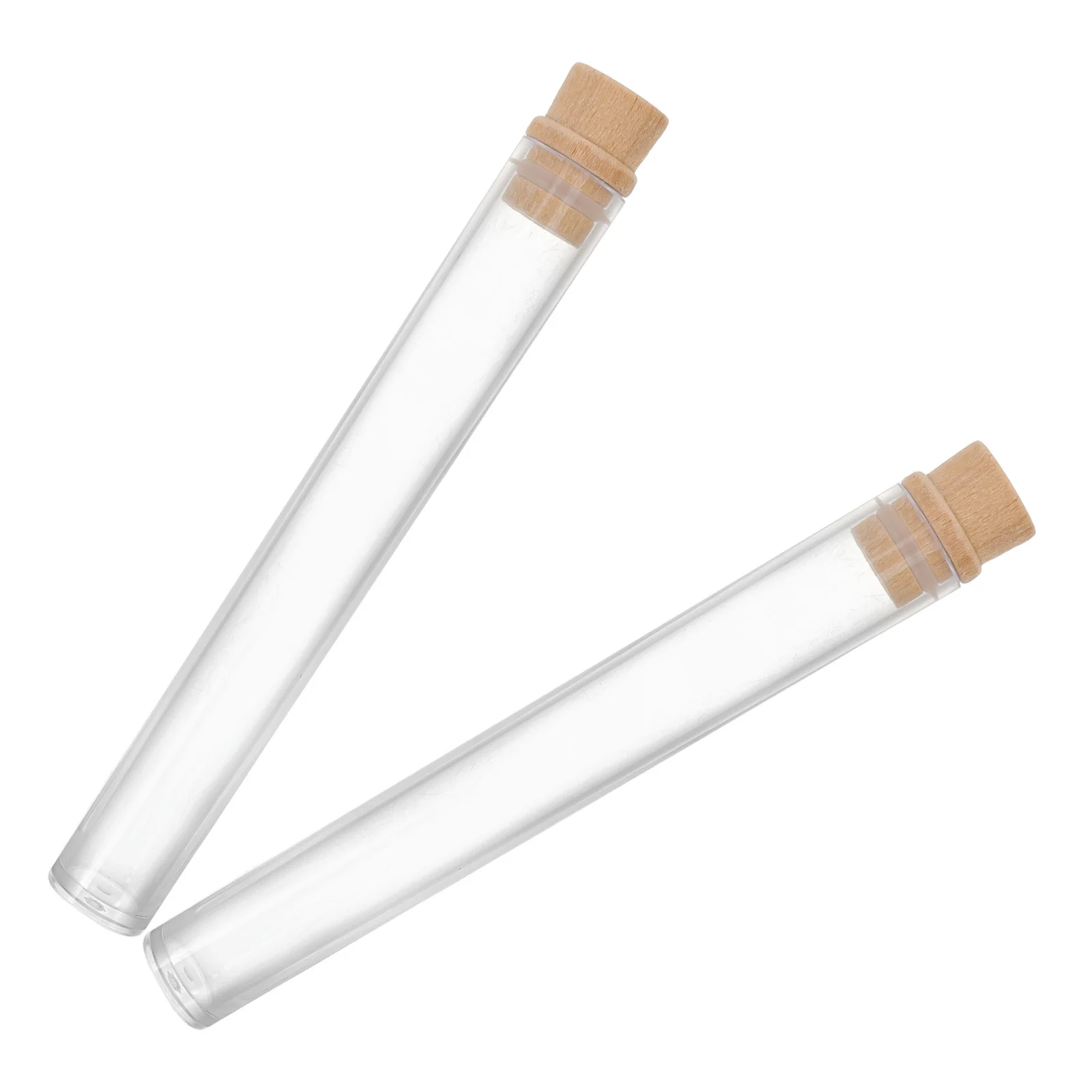 

2pcs Pet Hair Keepsake Bottle Transparent Cat Whiskers Collection Jar Dog Hair Memorial Container Small Bottles For Pet Memorial