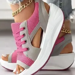 Women Sandals Lady Platform Chunky Sandals Comfortable Women's Sandals Open Toe Casual Summer Sports Shoes