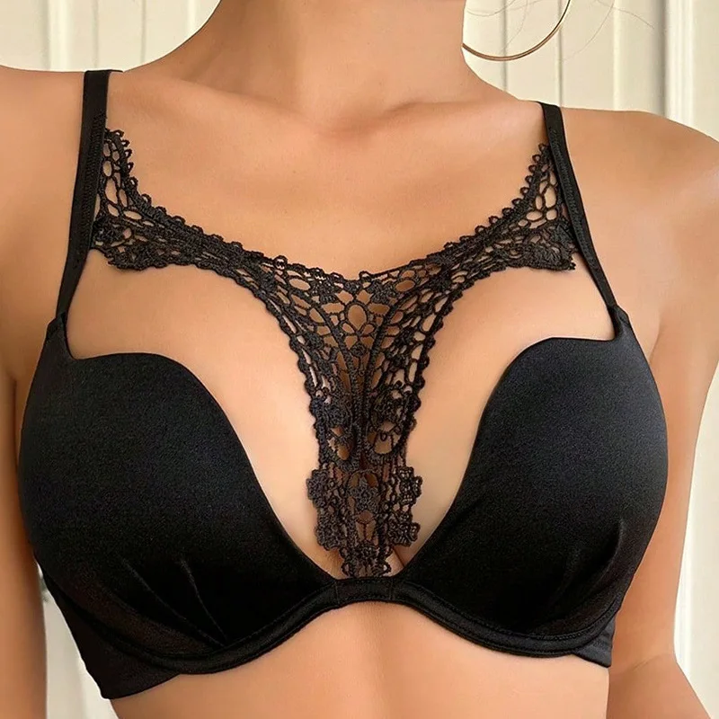 Sexy lingerie for women without steel ring bra, small chest, push up, European and American style, special sale