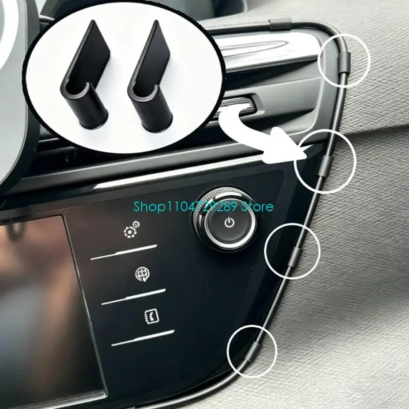 D8KE Dashboard Cord Clips for Car Power and Navigation Lines Inside
