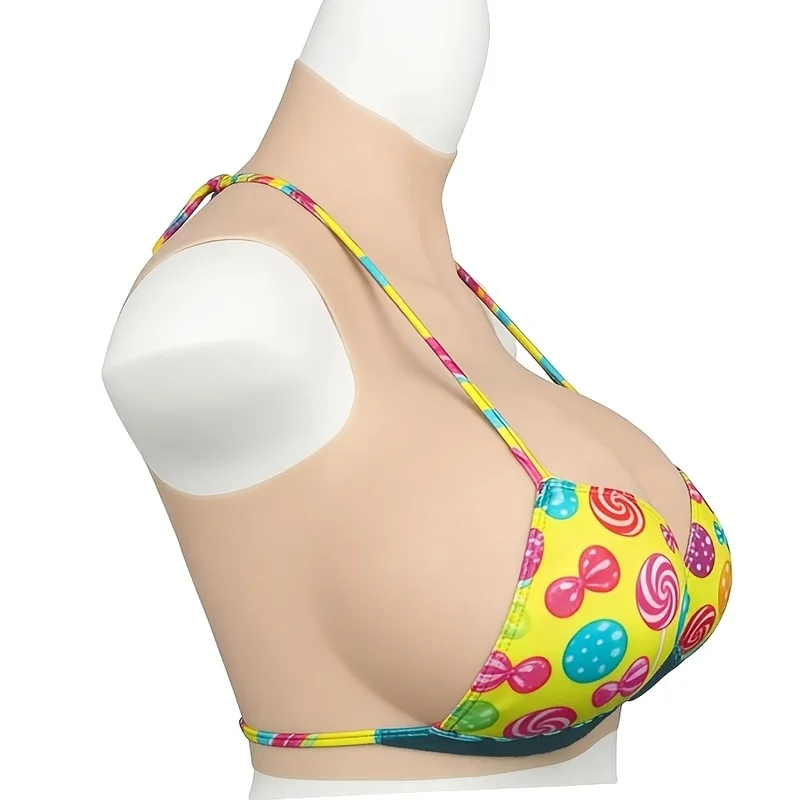 Cosplay Chest Drag Queen Fake Artificial Huge Boobs for Crossdresser Transgender Sissy Realistic Silicone Breast Chest for Film
