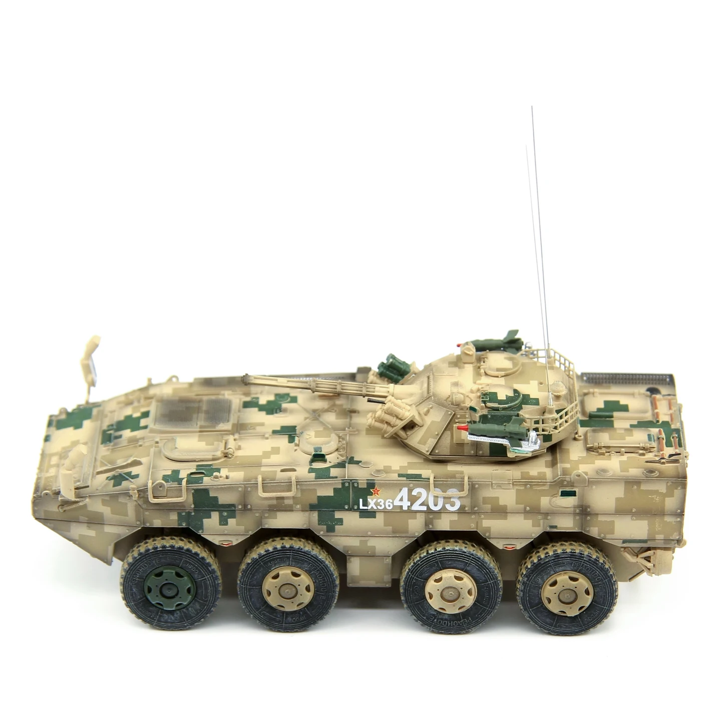 UNISTAR 1:72 échelle plastique ZBL08 véhicule de combat d'infanterie à roulettes jouet modèle de voiture classique nostalgie cadeau Souvenir affichage statique