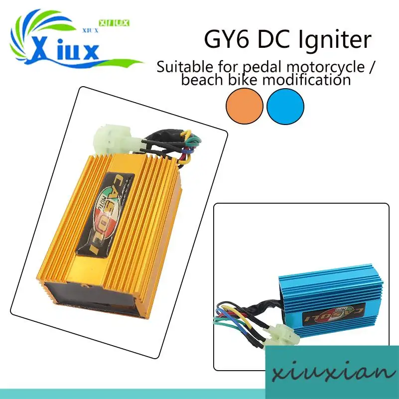 

Brand-new 6 Pins Racing No Speed LimiTwo colors to choose fromIgniter for GY6 50CC 125CC 150CC Dirt Bike/pit Bike ATV Quad Buggy