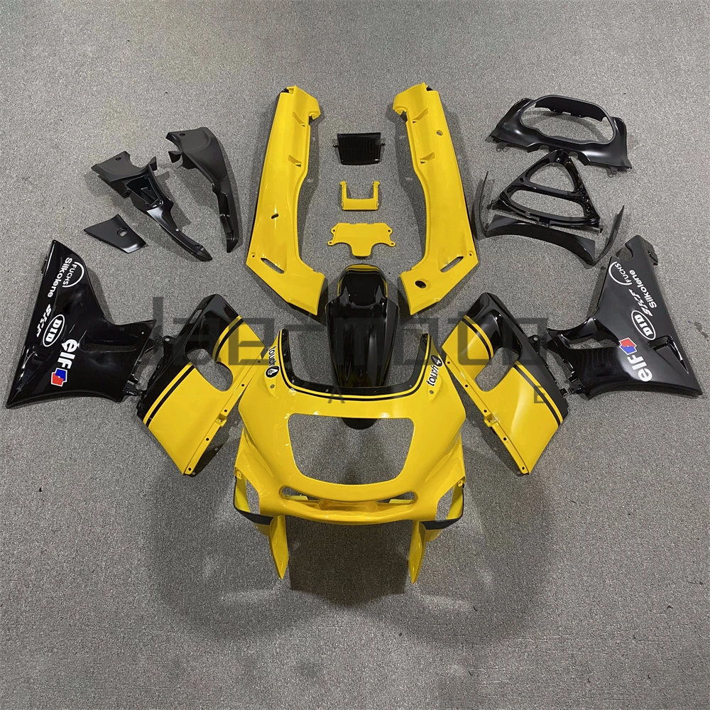 For ZX-6E ZZR400 1993-2007 ZZR600 1998-2003Injection ABS Plastics Full Fairings Kit Mold Replace Accessories Yellow Black