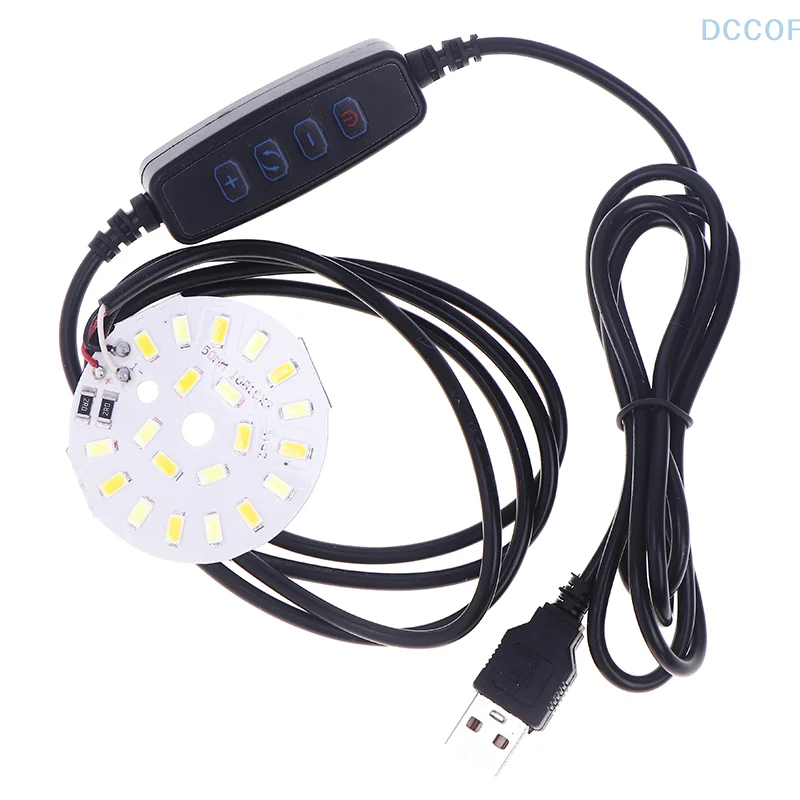 1 stks DC 5 V 1 W 3 W 6 W 10 W LED Licht Online Schakelaar Dimmen Controller Met 2 m Kabel USB Plug Licht Board