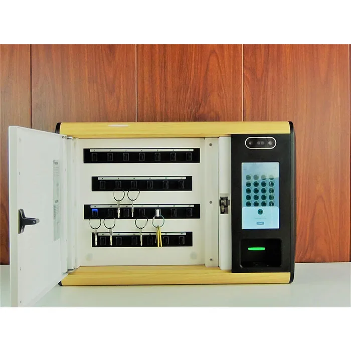 Smart Electronic Key Locker WiFi Networked Steel Door Cloud Data Storage Option For Smart Key Management System