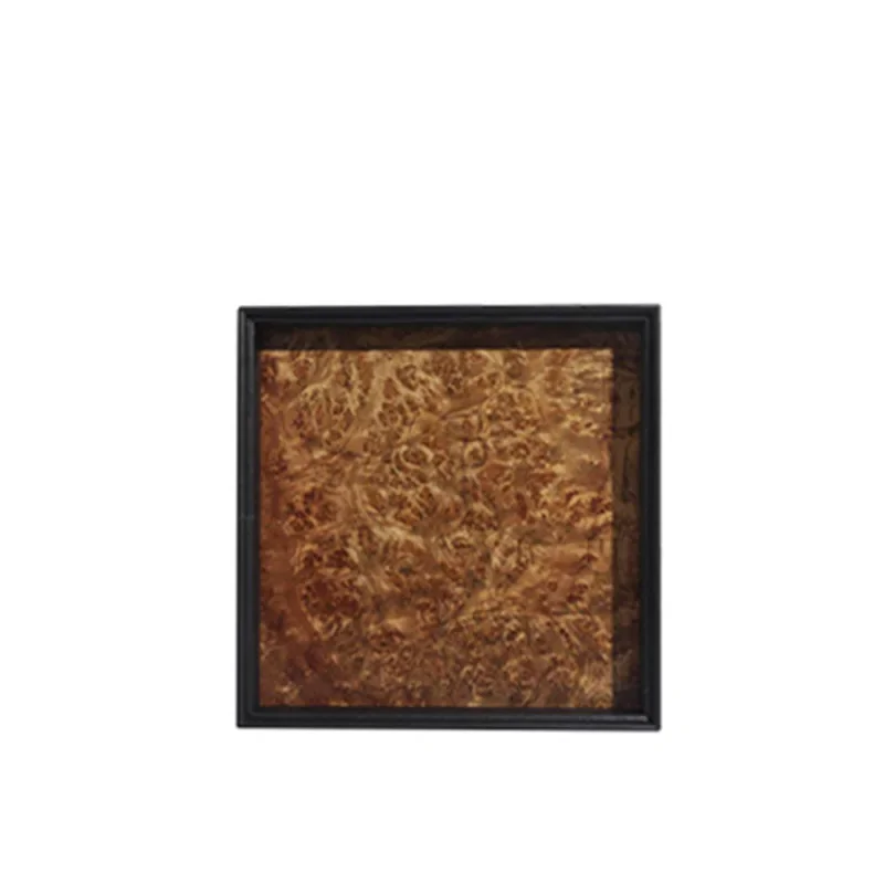 Leather fruit and veneer tray storage tray Soft decoration Sales office Living room Model room Bedroom Cloakroom Storage