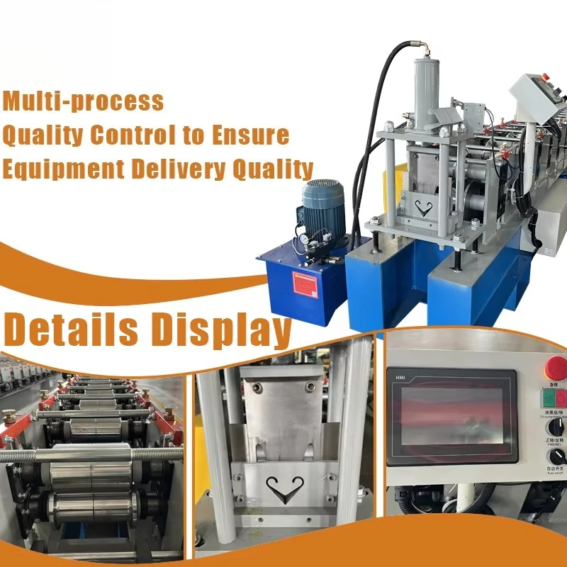 High definition light steel CD Ud Cw Uw manufacturing machinery C-beam U-beam rail rolling machine CE ISO certification