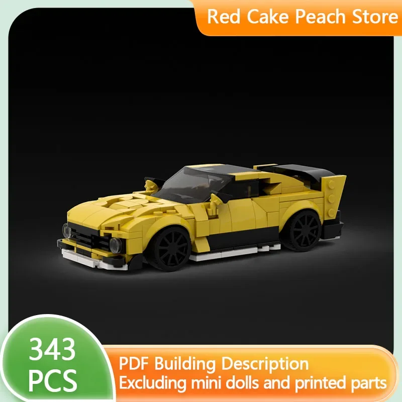 Speed Champion Model MOC Building Bricks Twelve Cylinders Supercar Modular Technology Gifts Holiday Assemble Children Toys Suit