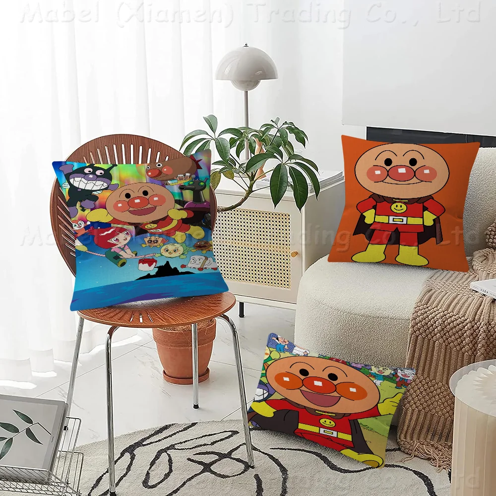 

Anime Anpanman Pillow Gift Home Office Decoration Bedroom Sofa Car Cushion Cover Case 45x45