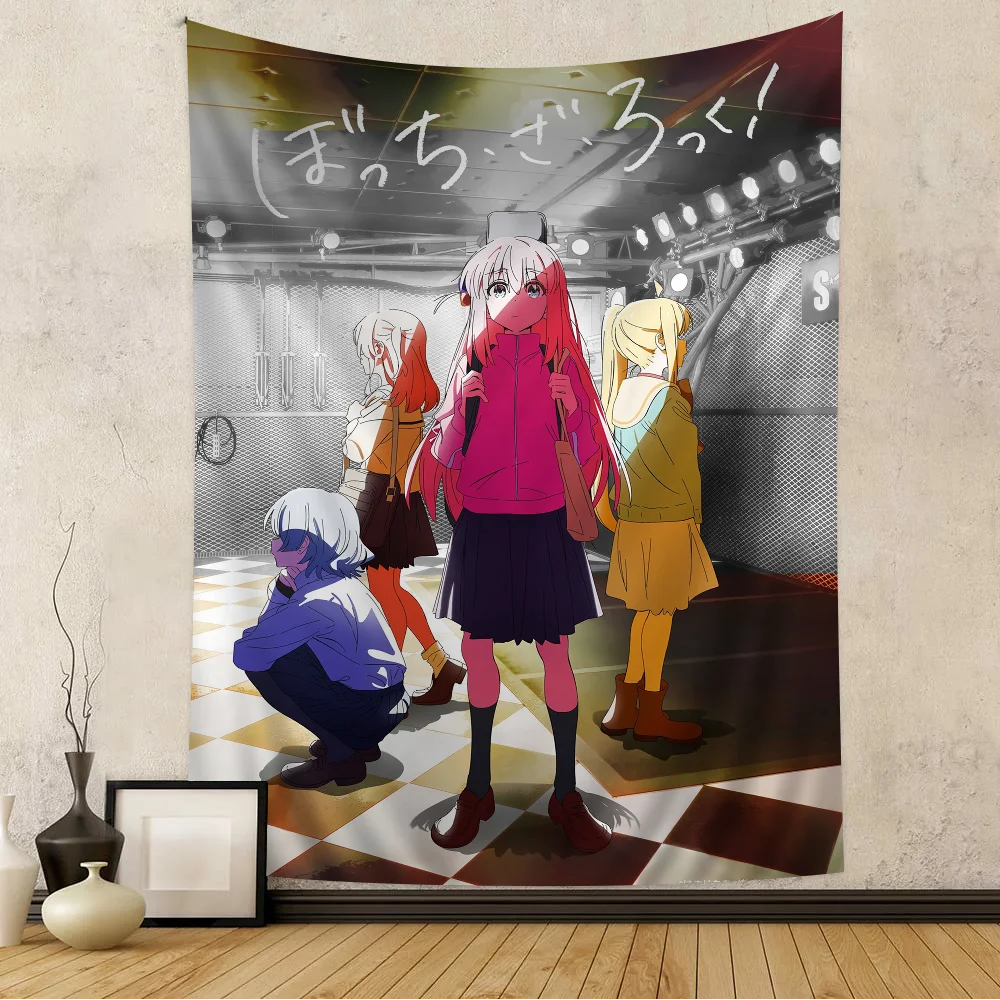 Bocchi the Rock! Kessoku Band Volume 3 Wall Tapestry, Hitori Gotoh & Ryo Yamada Band, Wall Hanging for Music Fans Bedroom Decor
