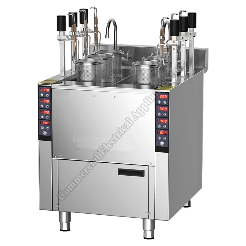 

Коммерческая полностью автоматическая подъемная многофункциональная электрическая нагревательная газовая газовая пряная плита для погружения в супе и порошке для приготовления лапши