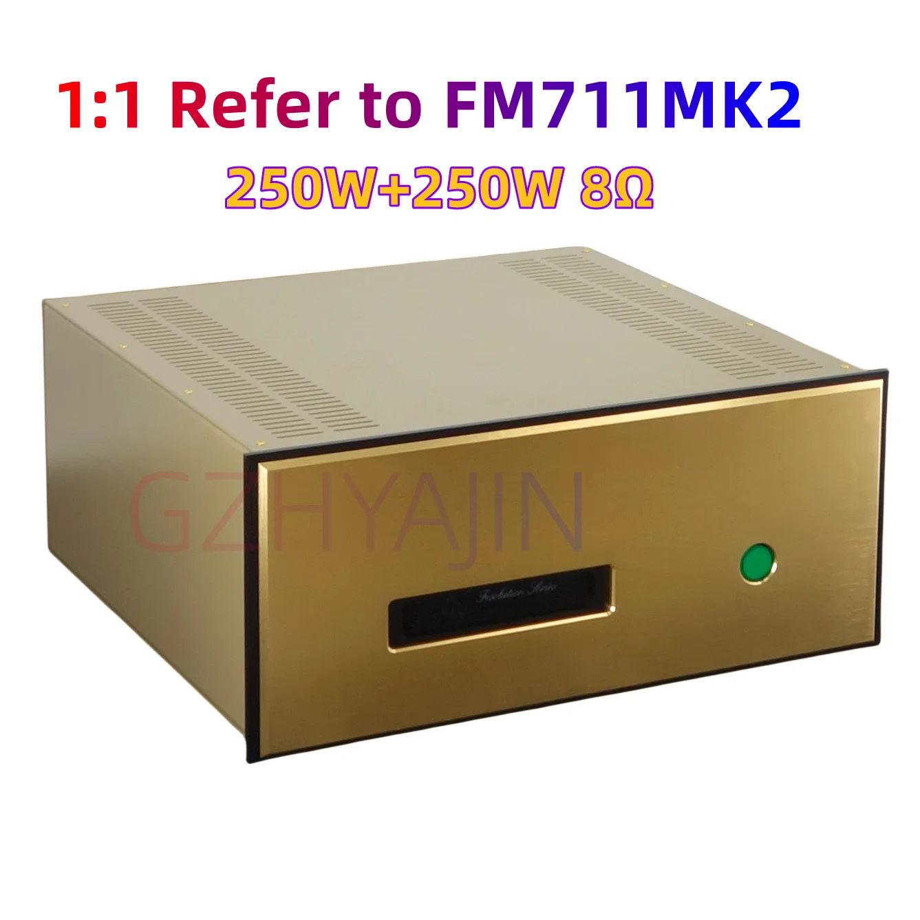 1:1 refer to Swiss  FM711MK2 pure Category Aamplifier   FM711MK2 pure post-level 250W 8ohms balanced input (improved version)