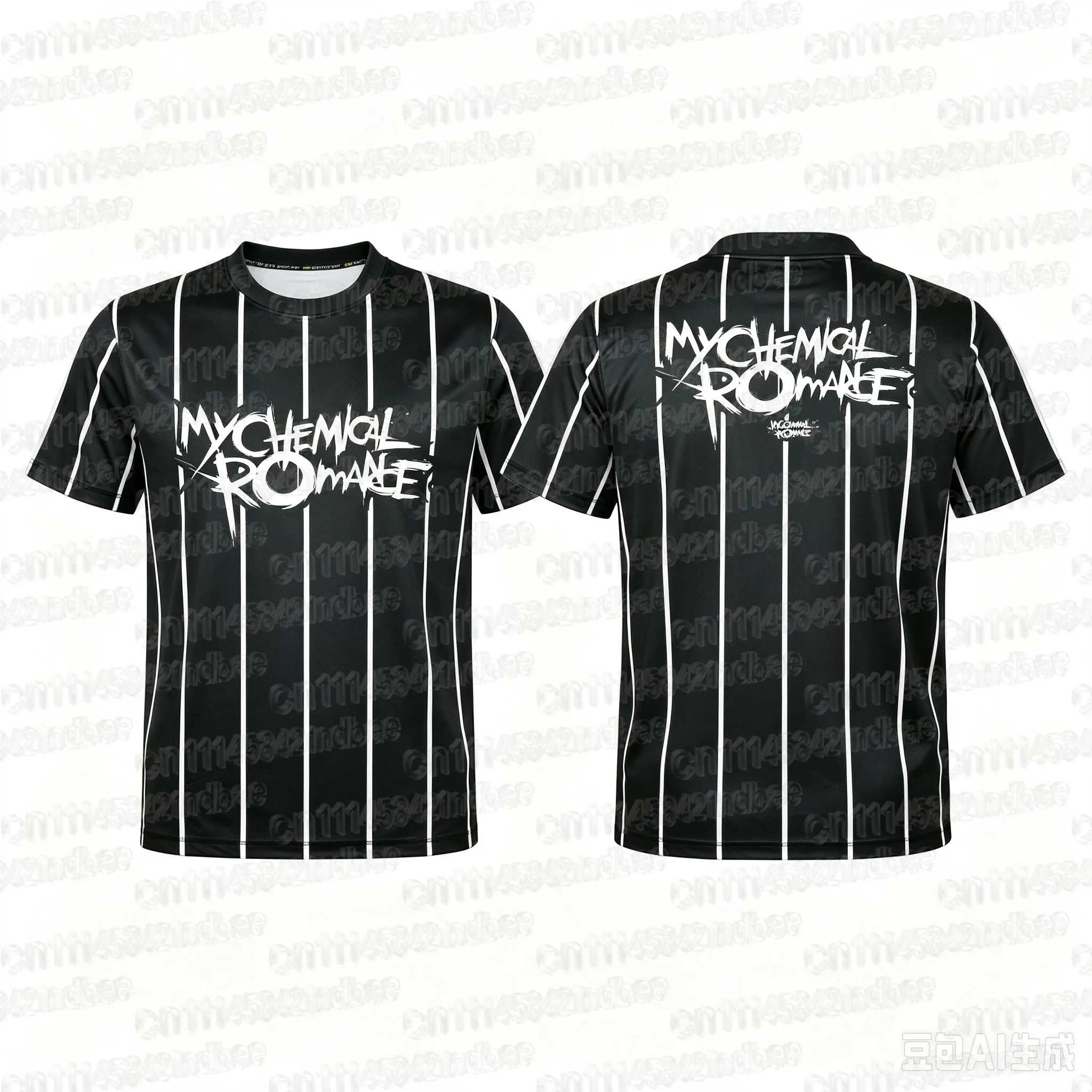 2026 MCR My Chemical Romance Album Tour Fußballtrikot Sommer Rock-Stil Atmungsaktives Schnelltrocknendes T-Shirt Familienoutfit – Detail 11