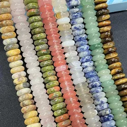 4X10Mm Natuurlijke Agates Tijgeroog Kwarts Aventurine Steen Spacer Losse Kralen Voor Sieraden Maken Diy Armbanden Ketting Accessoires