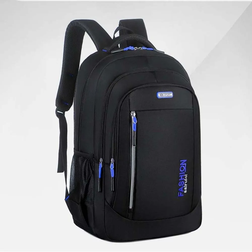 Oxford Cloth Students Daypack Anti-splash Water Contrast Color Large Capacity School Bag Scratch Prevention Polyester