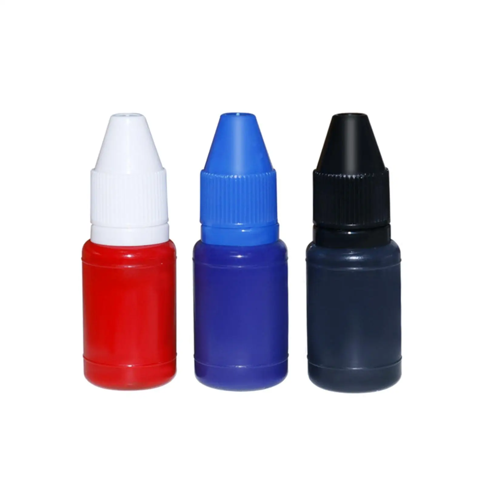 5x10ml Premium Stamp Refill Ink Bright Color Inking Stamp Oil
