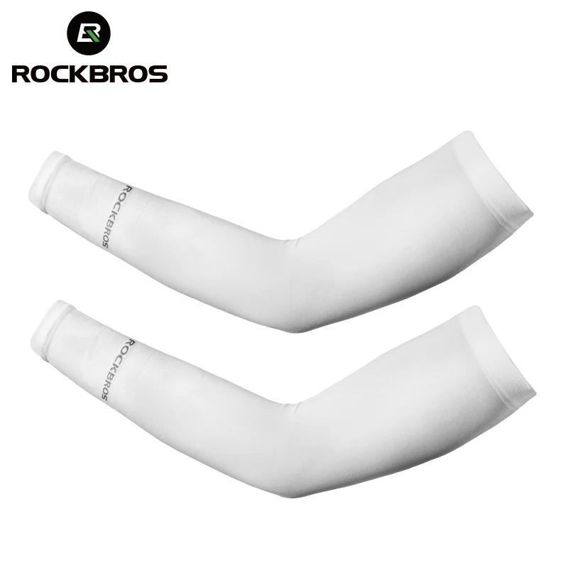 Rockbros Heren Sport Mouwen Armmouwen Wandelen Hardlopen Fietsen Zon Uv Bescherming Mouwen Motorfiets Zonnebrandcrème Mouwen