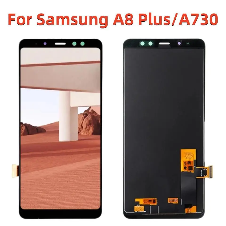 

New For Samsung Galaxy A730 LCD A8 2018 Display With Touch A8 Plus Screen Digitizer Panel Glass Assembly With Tools