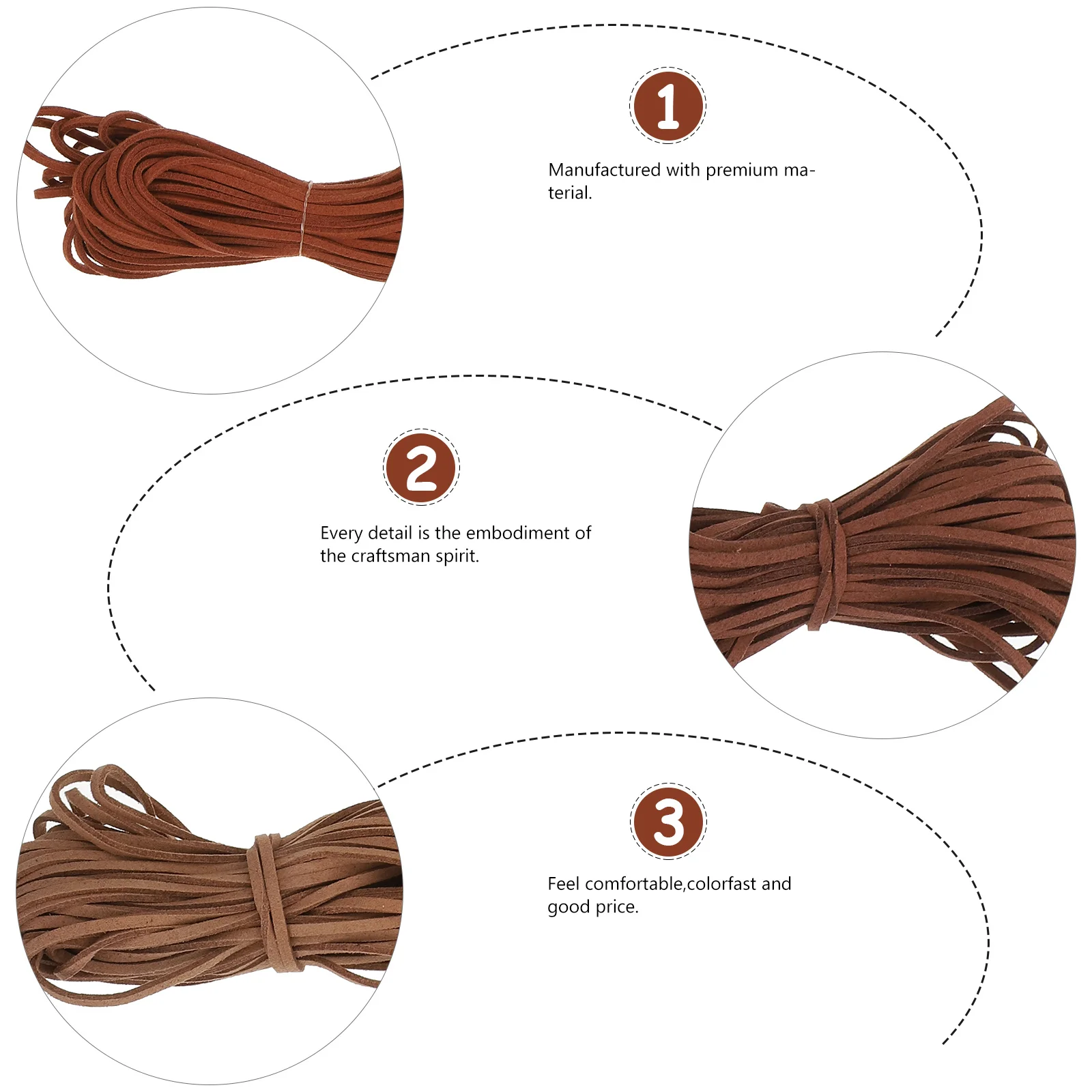 

4pcs Jewelry Making Cord DIY Diy Bracelet Rope Craft Diy Woven Rope Bracelets Beading Woven Velvet Material