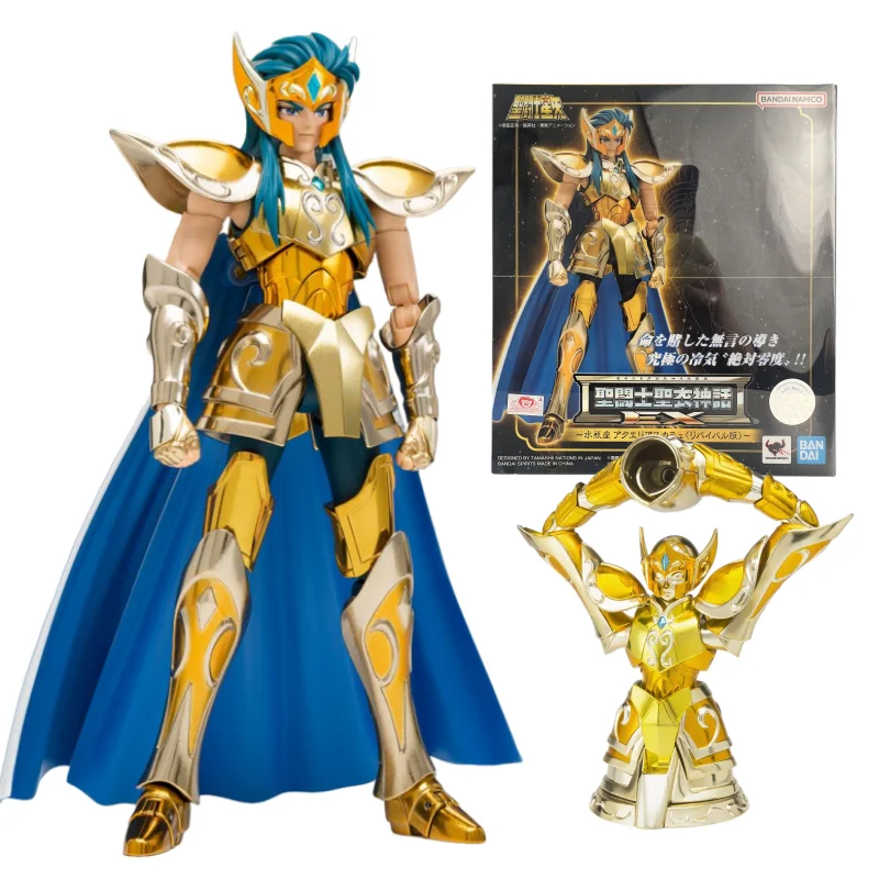 

Bandai Original Anime Saint Seiya Saint Cloth Myth Ex Aquarius Kamus Camus Be Reborn Edition Gold Saint Action Figure Gift Toys