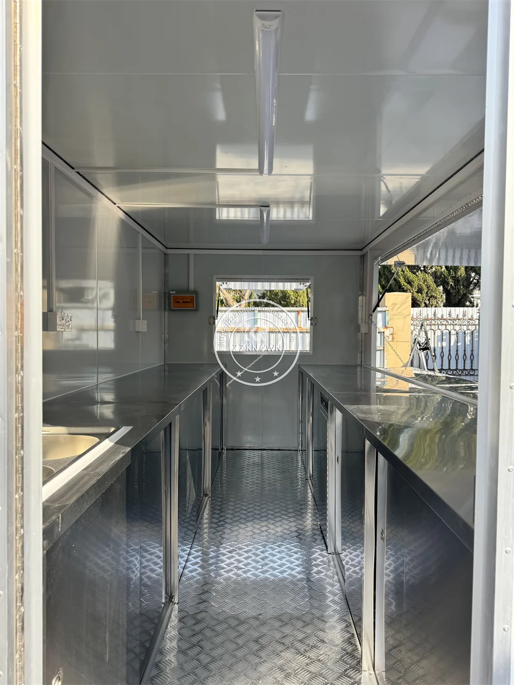 Aangepaste Concessie Mobiele Food Truck Catering Truck Winkelwagen Pizza Food Trailer Catering Trailer Straatrestaurant