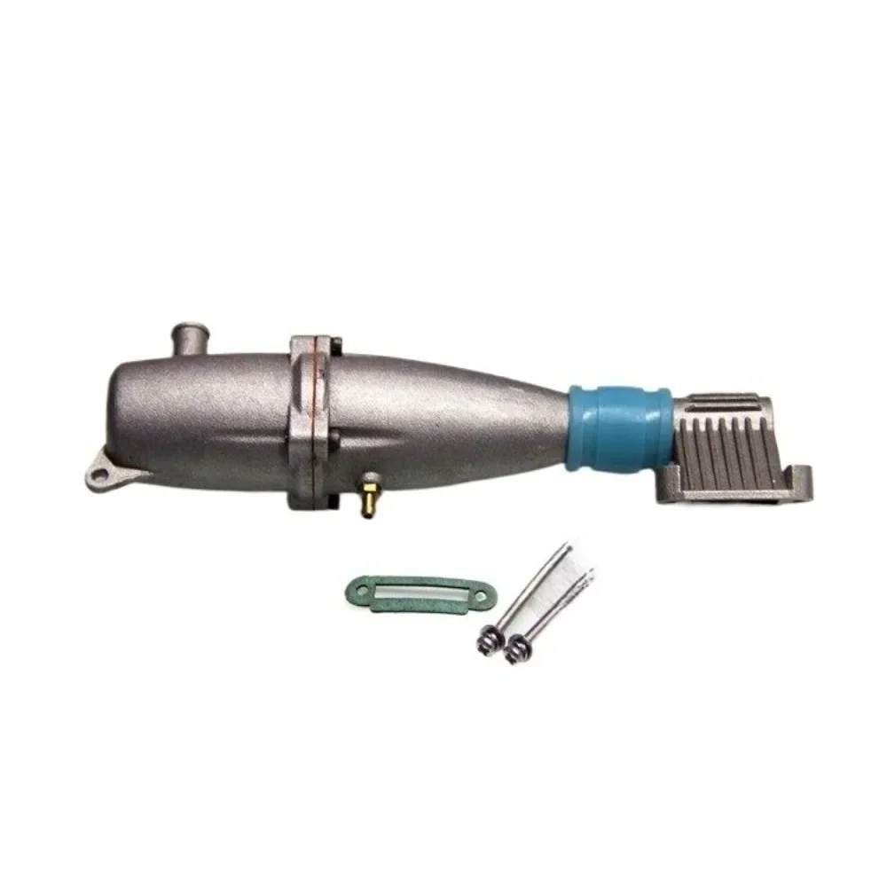 NF Methanol Engine Exhaust Pipe Muffler Tailpipe Aluminum Alloy Pipe Smokestack Accessories for 15 Level 18 Level Methanol Engin