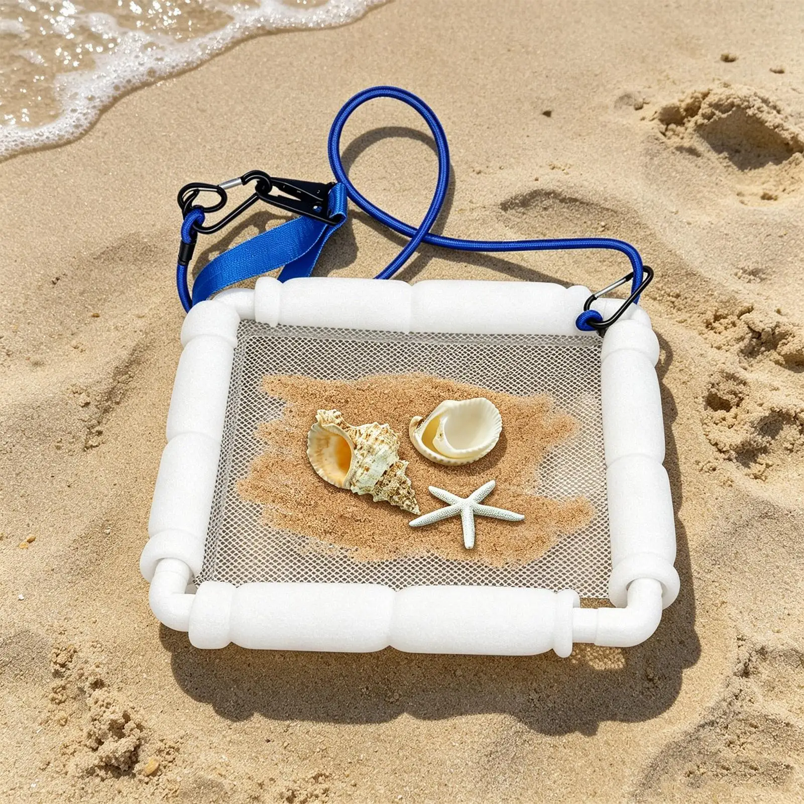 Shark Tooth Sifter Beach Sand Fossil Finder Floating Lightweight Durable Treasure Hunting Tool Easy Sifting Fast Garden River