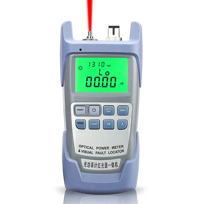 

3X AUA-9A All-IN-ONE Optical Power Meter With Visual Fault Locator Optical Fiber Tester 5KM 10Km 20KM 30Km VFL10 MW