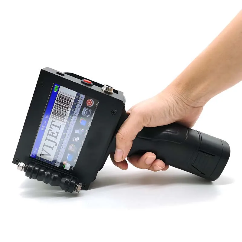 

Manual digital inkjet printer Handheld barcode date pattern for a variety of cards and plastic materials