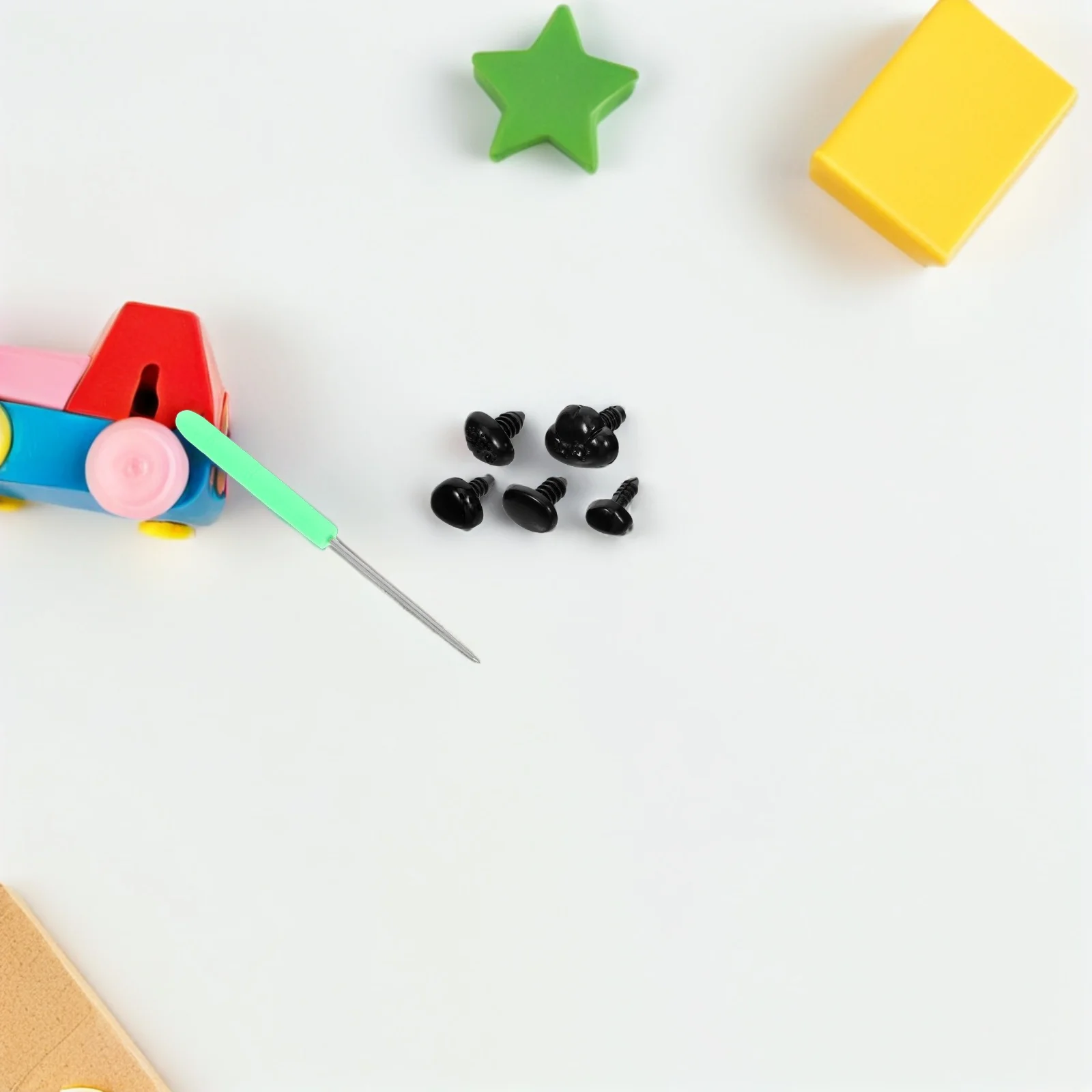 

1Set Tool for Attaching Safety Eyes Enhanced Grip Precision Alignment Ideal for Handmade Animal Crafts Portable Reliable