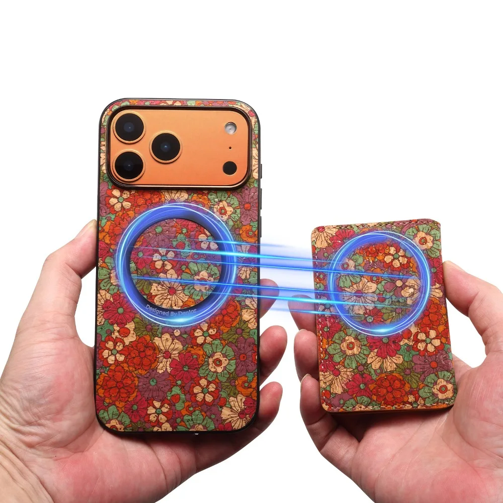 

Magnetic 2 in 1 Leather Card Case Phone Cover for iPhone Air 17 16 15 14 13 12 11 Pro Max 7 8 Plus XR XS Max